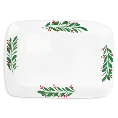 Aria Holiday Rectangular Platter