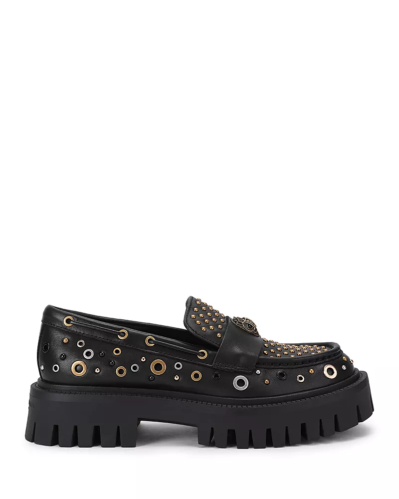 Kurt Geiger London Women's Studded Chunky Leather Loafers