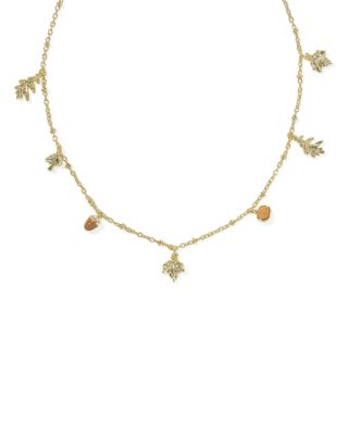 Autumn Charm Necklace, 16"