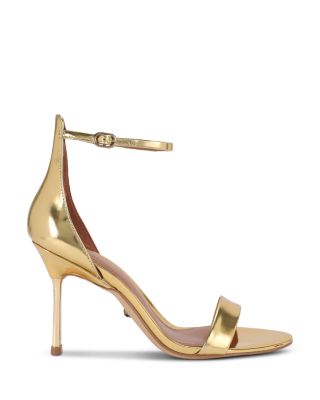 Women's Bank Metallic Leather Sandals