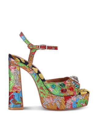 Women's Chelsea Platform Peep Toe Sandals