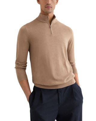 Blackhall Merino Funnel Neck Half Zip Pullover