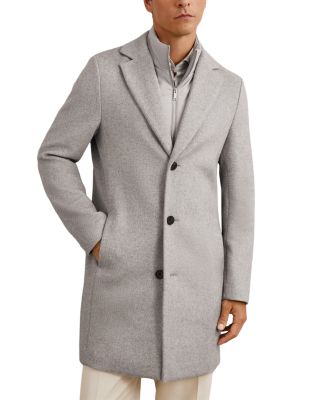 Gable Removable Gilet Single Breast Overcoat