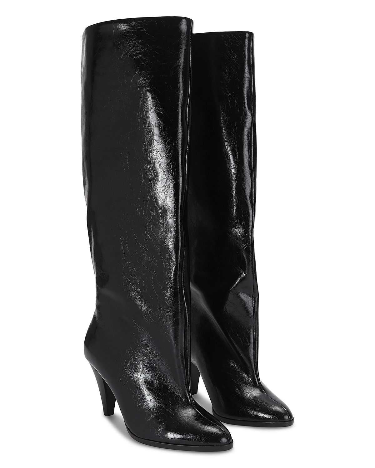 Kurt Geiger London Women's Lambeth Leather Slouchy Knee High Boots