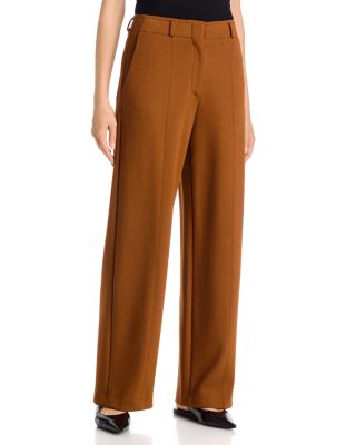 Straight Leg Knit Trousers