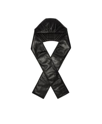  Leather Hooded Scarf