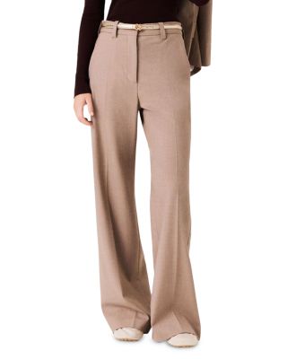 High Rise Wide Leg Pants