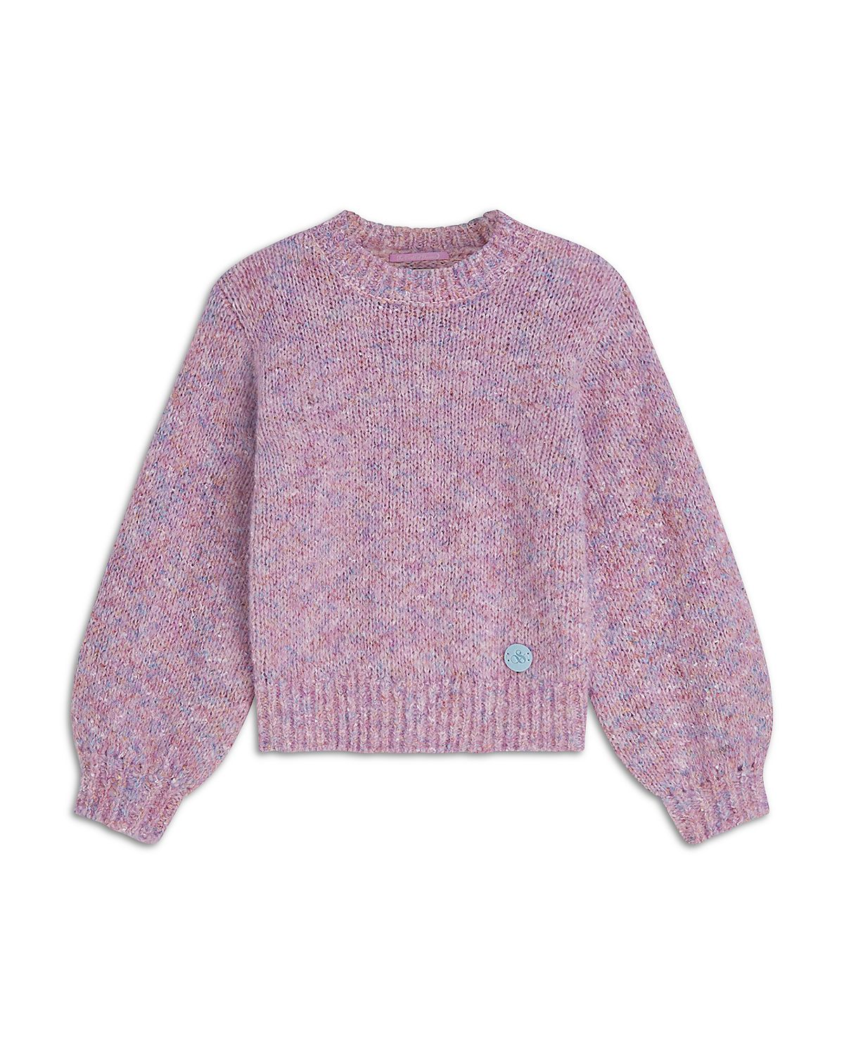 Scotch & Soda Girls' Blend Multi Color Dropped Shoulder Pullover Sweater - Little Kid