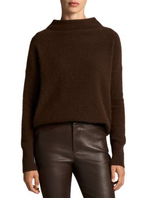 Boiled Cashmere Funnel Neck Sweater