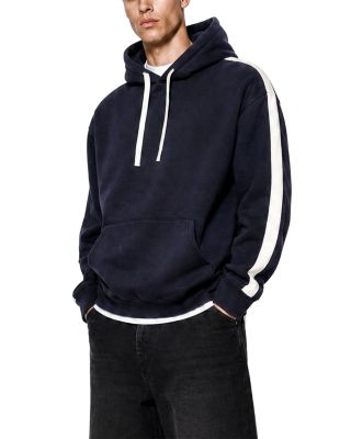 Rue De Hood Cotton Blend Drawstring Hoodie