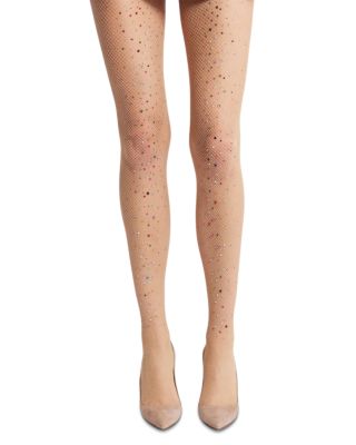 Glitter Fishnet Tights