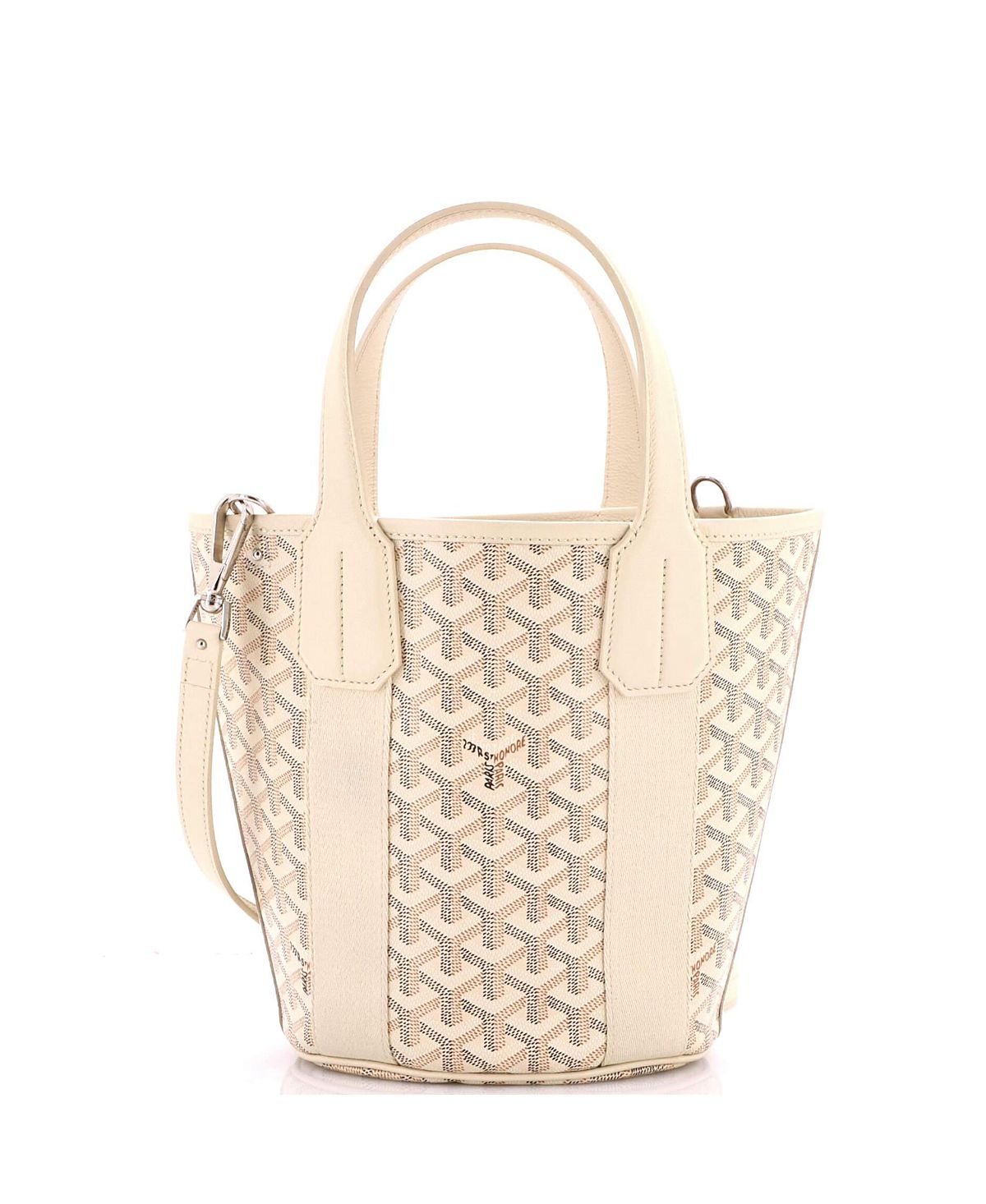 Pre-Owned Goyard Pm Belharra Tote Coated Canvas