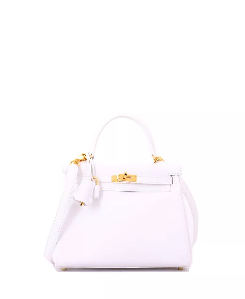 Pre-Owned HERMES Kelly 25 Swift Leather Satchel