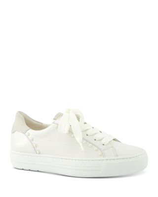 Women's Dinah Leather Low Top Sneakers