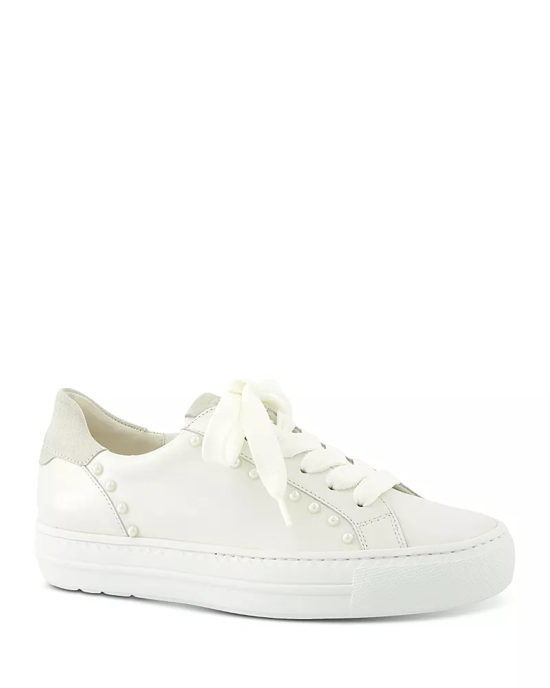 Paul Green Women's Dinah Leather Low Top Sneakers
