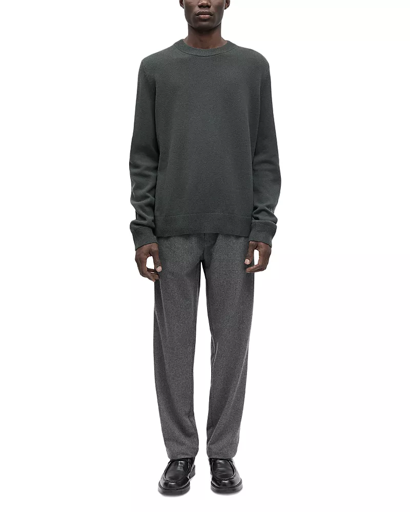 Samse Samse Sabertil Straight Fit Melange Trousers