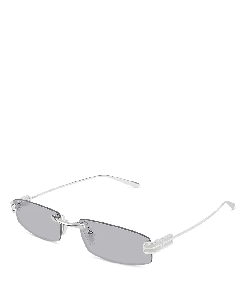 Balenciaga Gossip Rectangular Sunglasses, 57mm