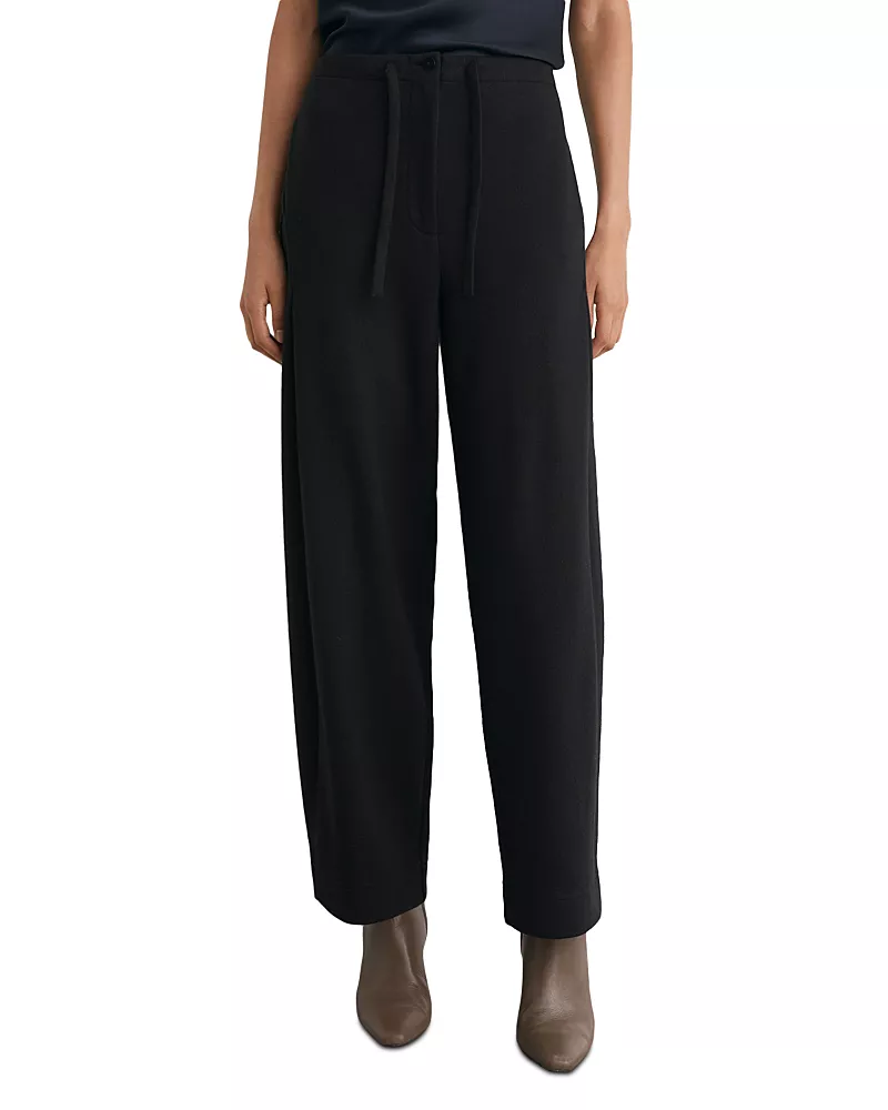 Reiss Leoni Cotton Blend Barrel-Leg Pants