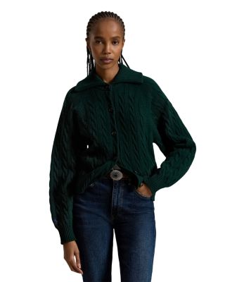 Wool & Cashmere Cable Knit Cardigan