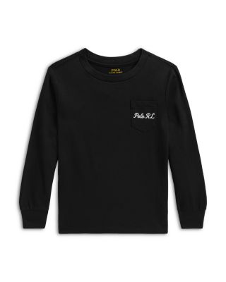 Boys' Polo Bear Cotton Long Sleeved Tee - Little Kid