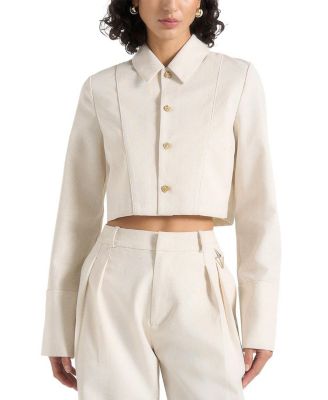 Florine Linen Pintuck Shirt