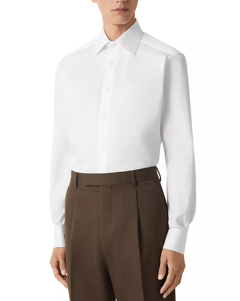 Zegna Trecapi Cotton Shirt