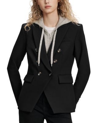 Merino Wool & Cashmere Hoodie Dickey Insert