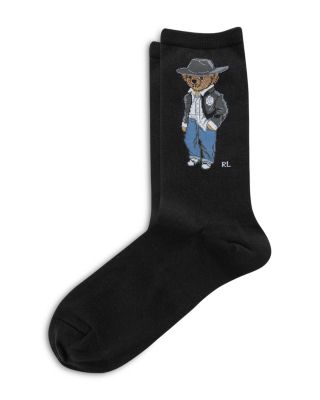 Holiday Tux Polo Bear Crew Socks