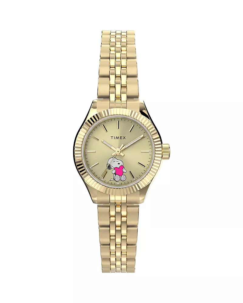 Timex x Peanuts Legacy Mini Heart Hug Watch, 25mm