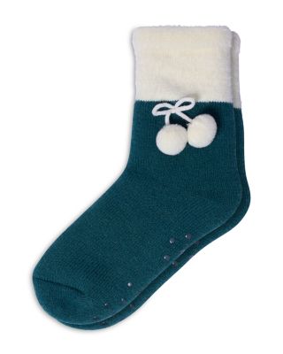 Pompom Slipper Socks