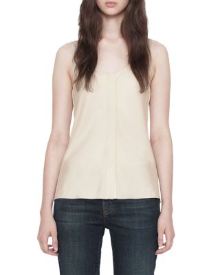 Milla Sleeveless Button Front Top