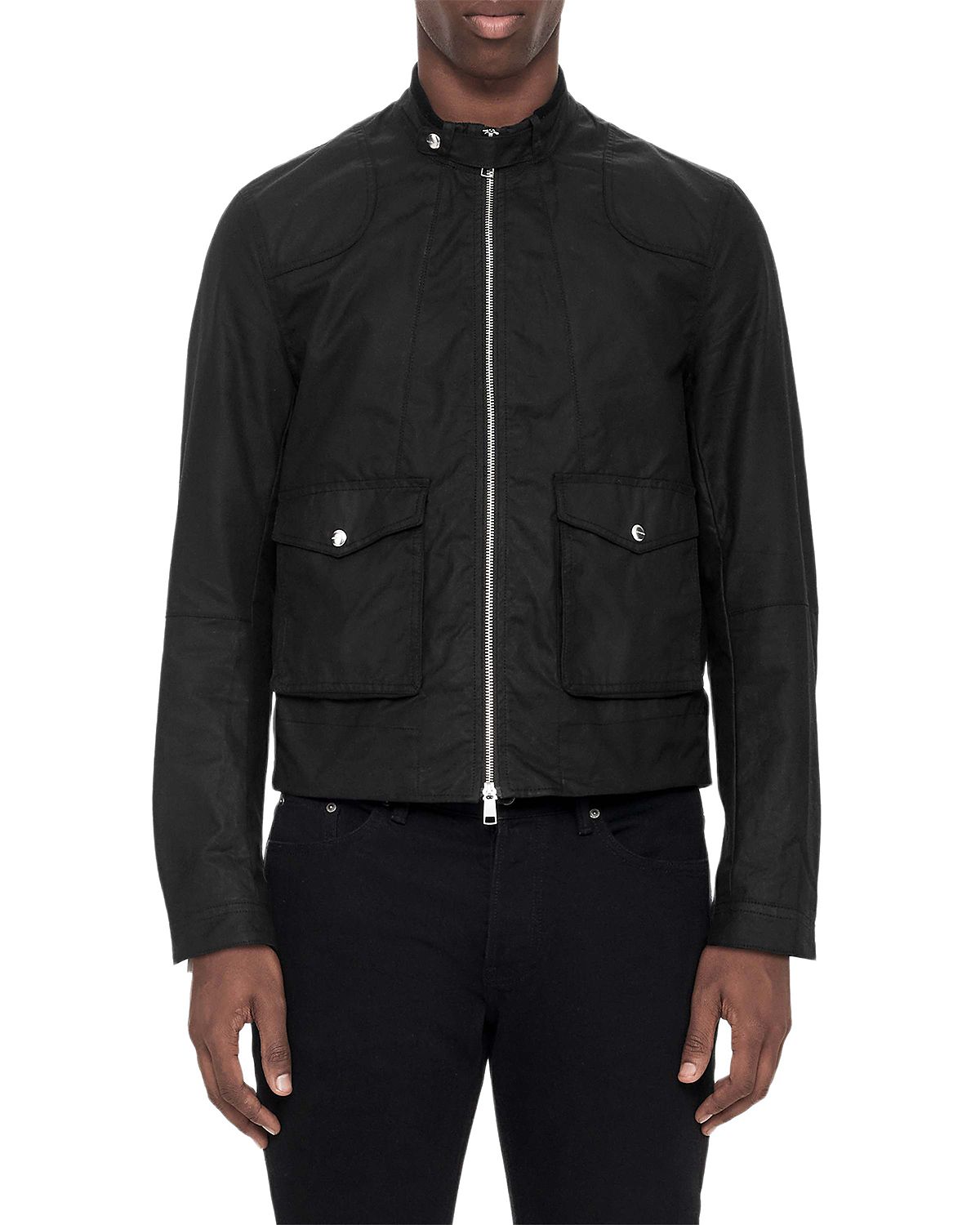 Allsaints Kirk Cotton Zip Pocket Jacket