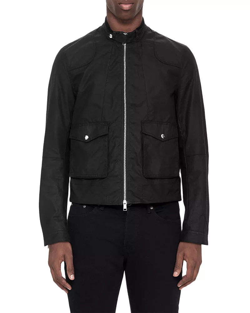 Allsaints Kirk Cotton Zip Pocket Jacket