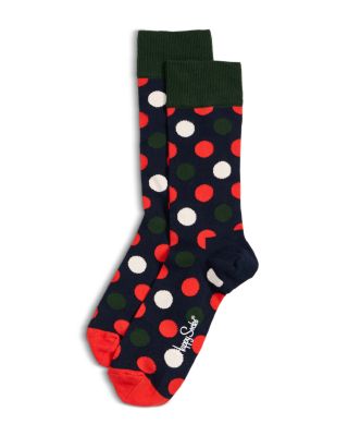 Happy Socks Big Dot Crew Socks 