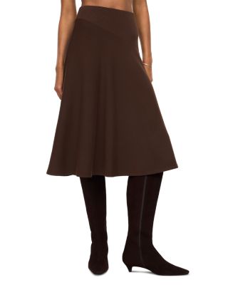 AirEssentials Draped Midi Skirt