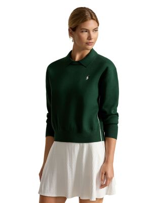 Polo Collar Logo Pullover