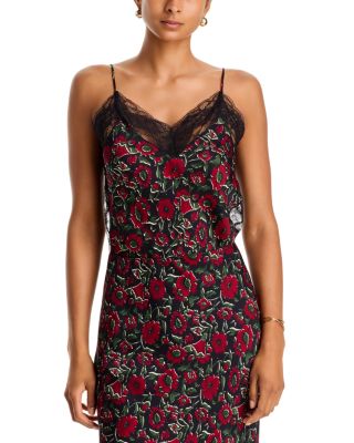 Johanan Lace Trim Printed Camisole