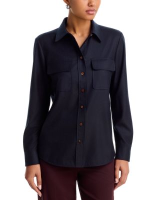 Flap Pocket Wool Shirt