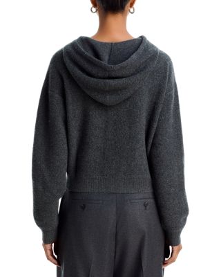 Wool Blend Zip Hoodie - thumbnail 3