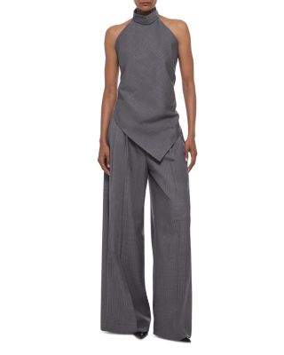 Pleated Wide Leg Pants - thumbnail 7