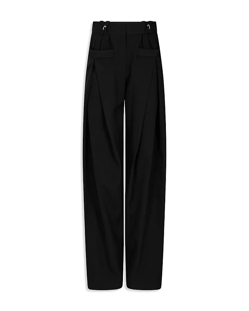 Rabanne Wool Stretch Straight Leg Pants