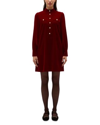 Stephanie Velvet Mini Dress