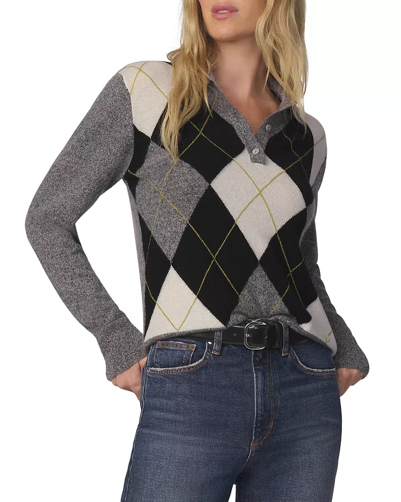 Joe's Jeans The Long Sleeve Cashmere Polo Sweater