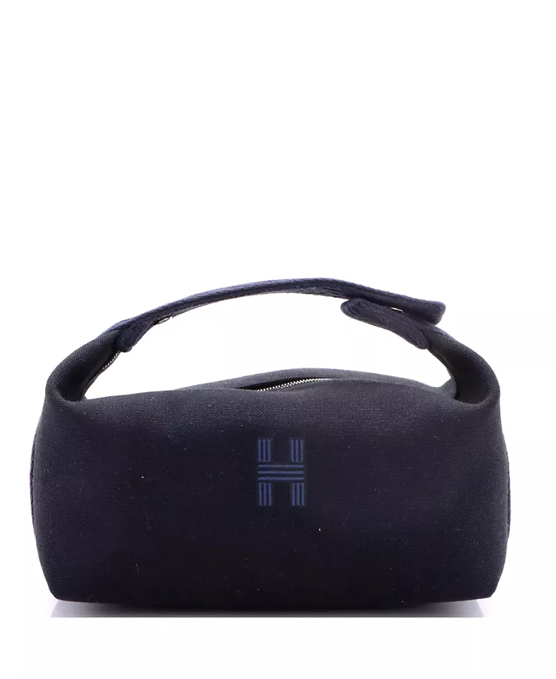 Pre-Owned HERMES Pm Bride-a-Brac Travel Case Toile