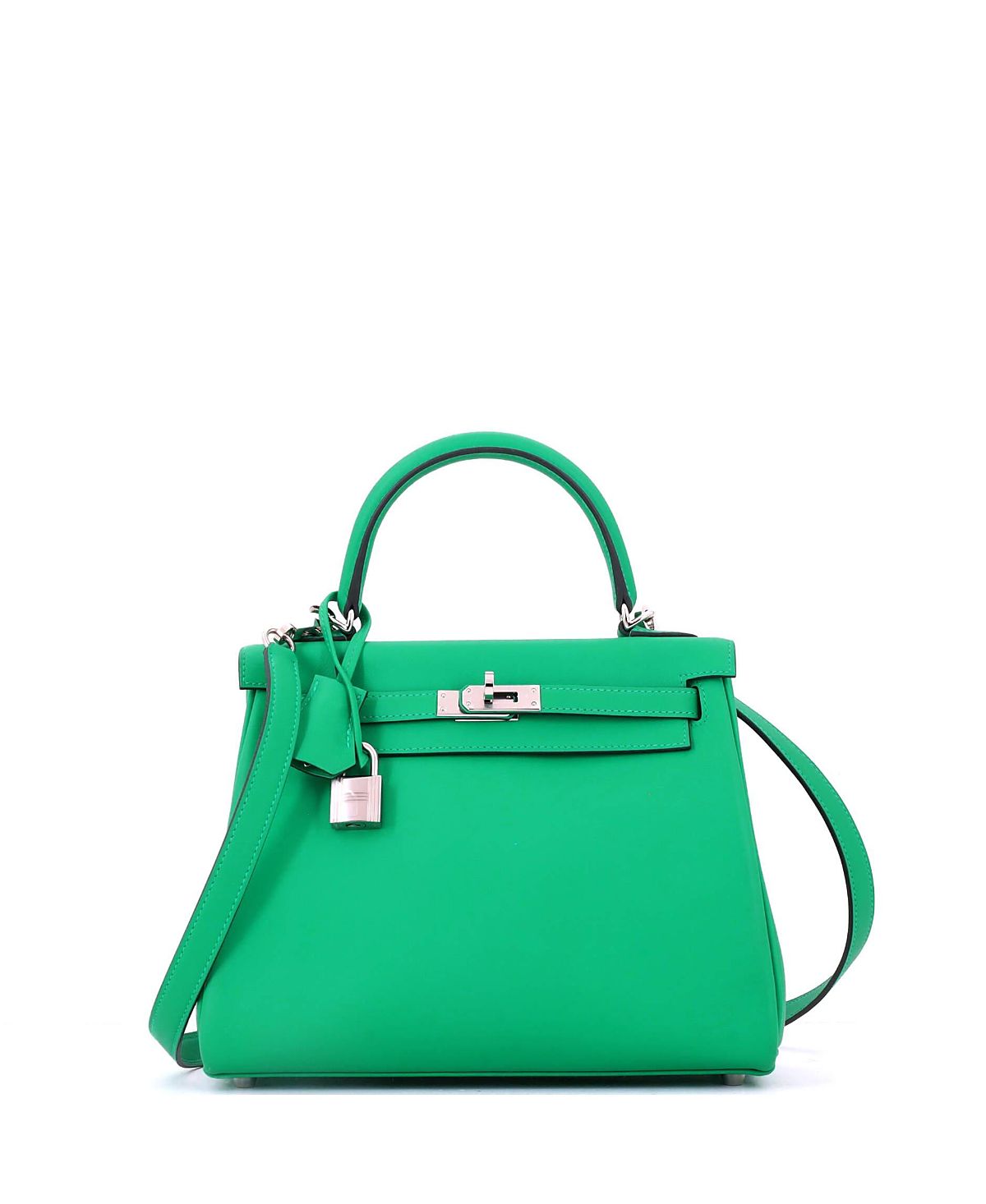 Pre-Owned HERMES Kelly 25 Swift Leather Satchel