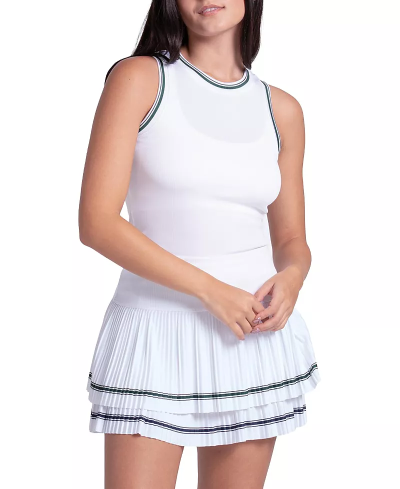 Lucky in Love Women's Preppy Court Tank Top