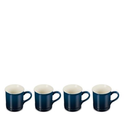 Stoneware Mugs, Set of 4