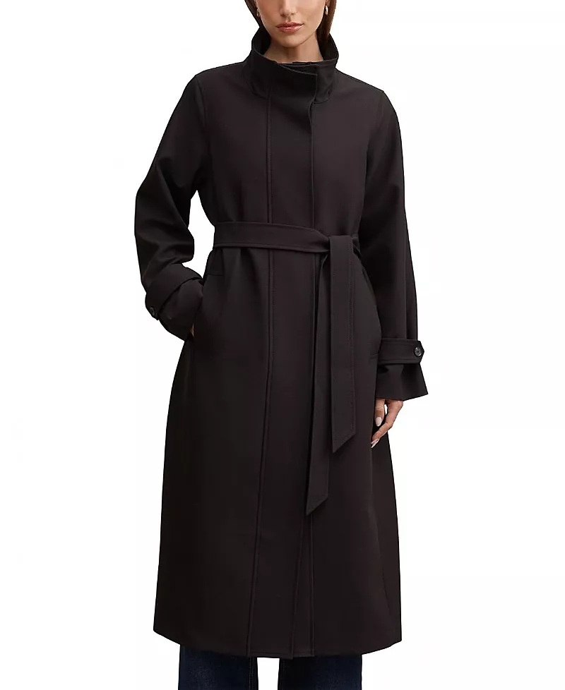 Ever New Women's Florence Funnel Neck Trench Coat