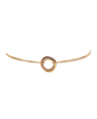 Pre-Owned Cartier Trinity Chain Bracelet 18K Tricolor Gold