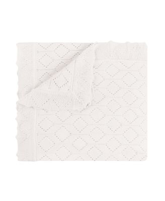 Unisex Lux Pointelle Knit Blanket